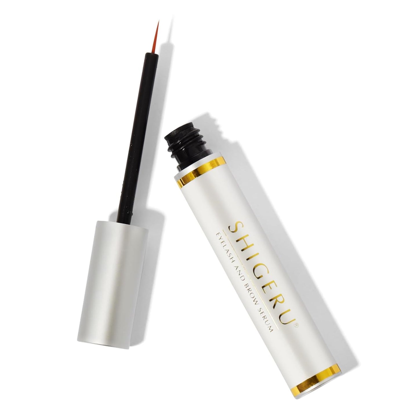 SHIGERU Lash and Brow Natural Oil-Free Growth Serum, Japanese Salon Formula for Longer, Thicker, Fuller Appearing Lashes – 5ml