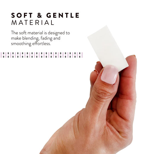 Artist's Choice 100 Pack Makeup Sponge Mini Applicator Wedges, Triangle Cosmetic Sponges For Foundation, Blush, Eye Shadow, Blending and Smoothing, Disposable, Latex Free