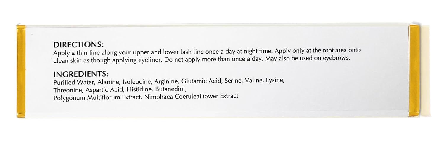 SHIGERU Lash and Brow Natural Oil-Free Growth Serum, Japanese Salon Formula for Longer, Thicker, Fuller Appearing Lashes – 5ml